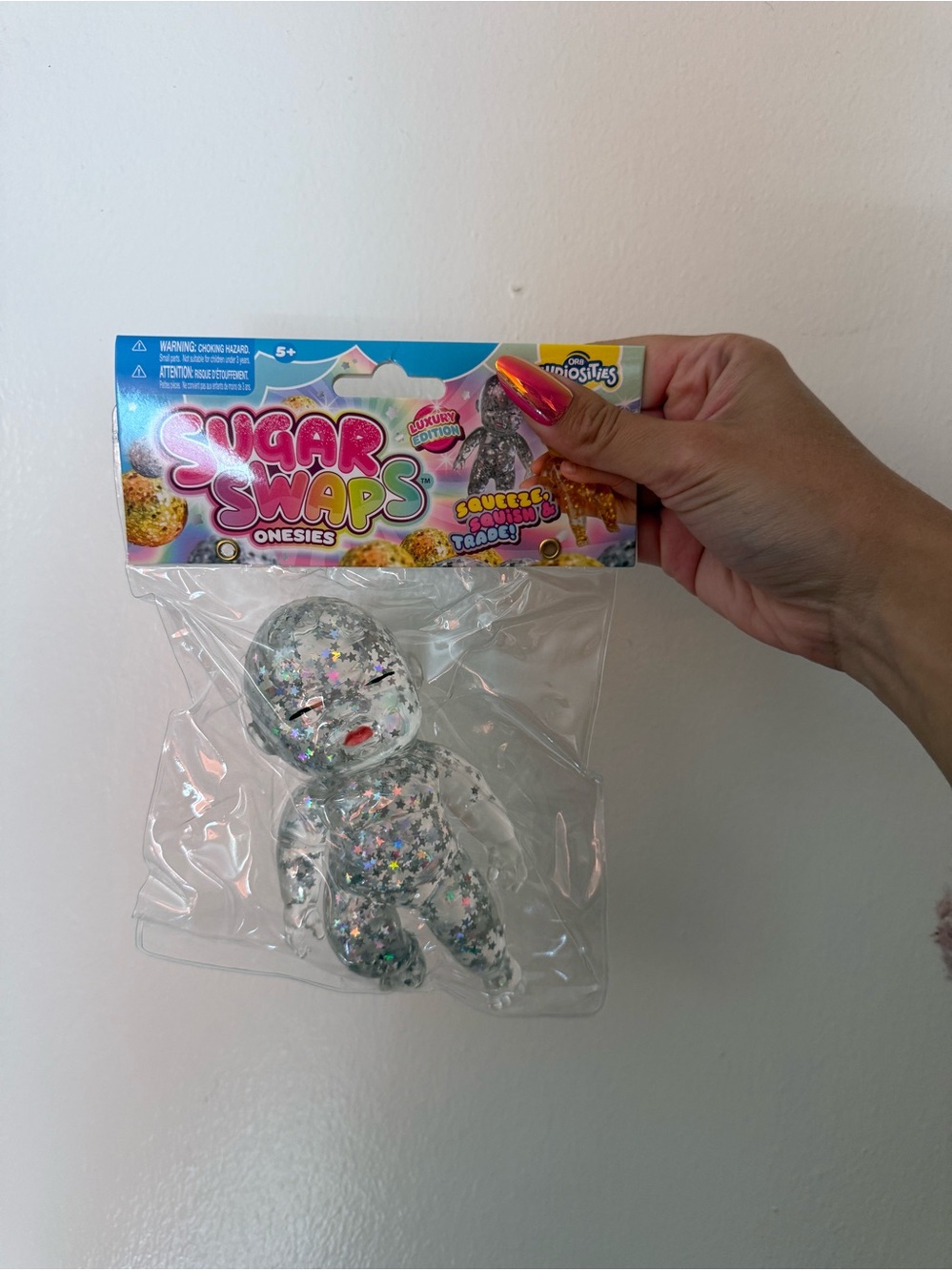 Sugar Swaps Rare Silver Star Confetti Glitter B aby